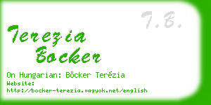 terezia bocker business card